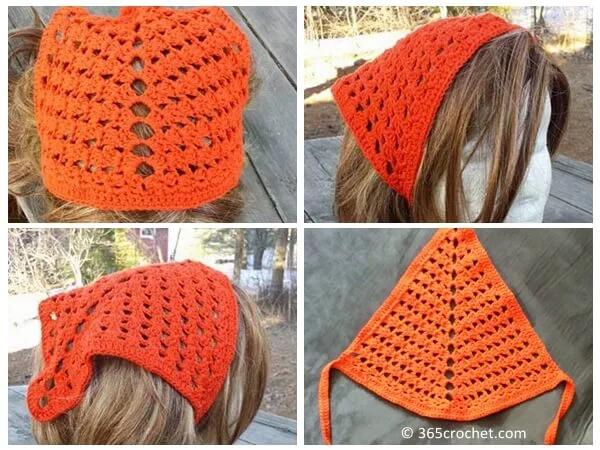 Tri-Shell Hair Kerchief