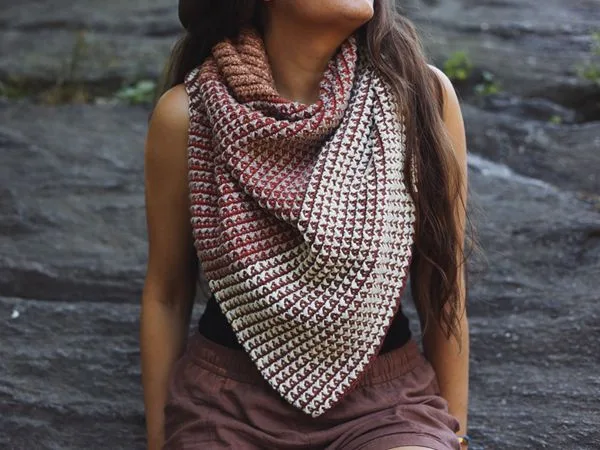 crochet Resonance Wrap free pattern