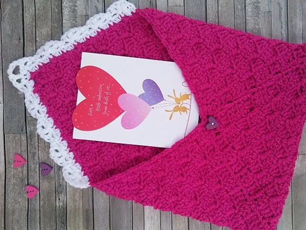 CROCHET C2C Valentines Envelope FREE PATTERN