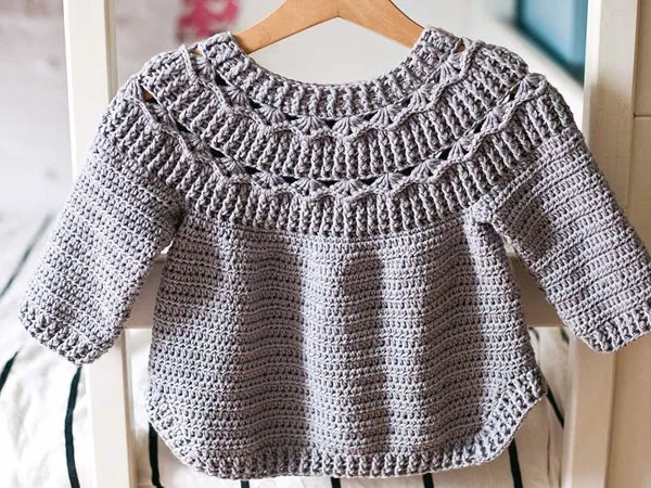 crochet Ester Sweater easy pattern