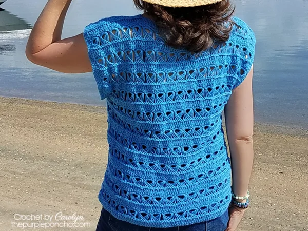 crochet Bayshore Tee free pattern