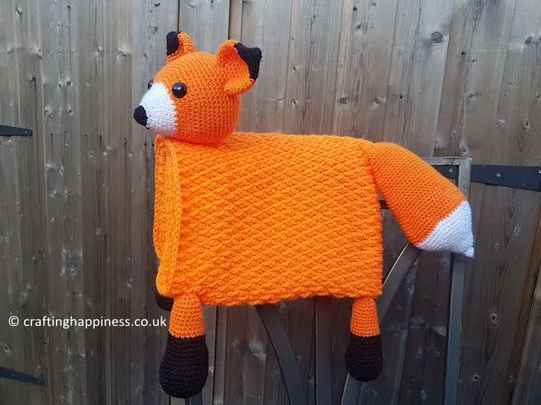 3 in 1 Woodland Fox Baby Blanket