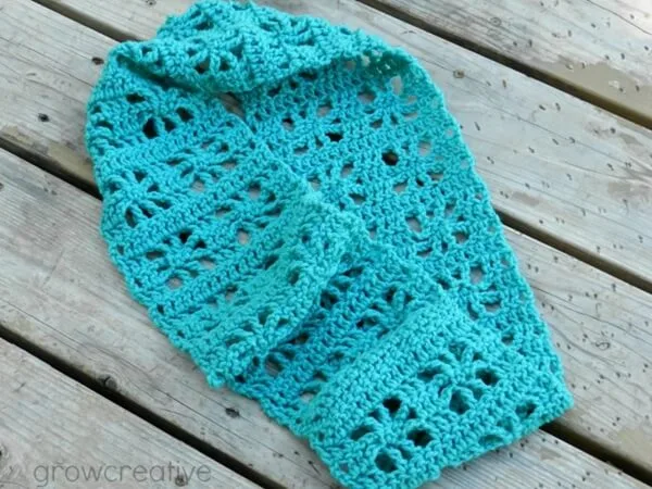 Cube Infinity Scarf Pattern