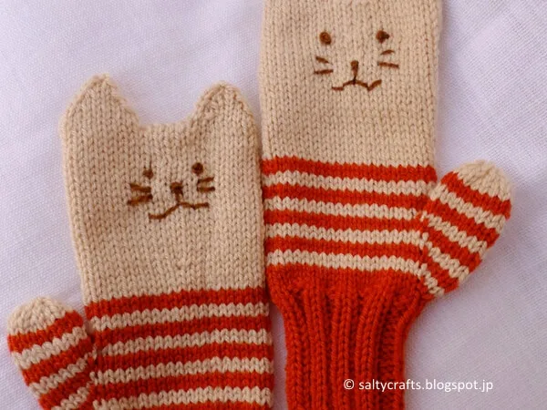 Orange Tabby Mittens