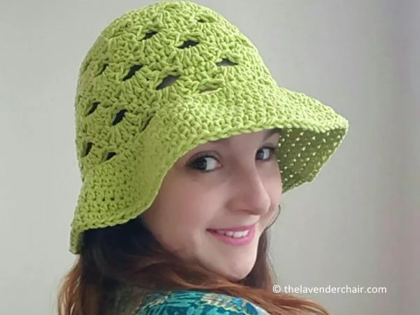 Stacked Shells Floppy Sun Hat