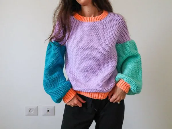 Balloon Sleeve Sweater