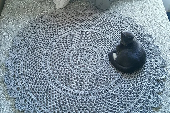 Ring Around the Rosie Mandala Blanket