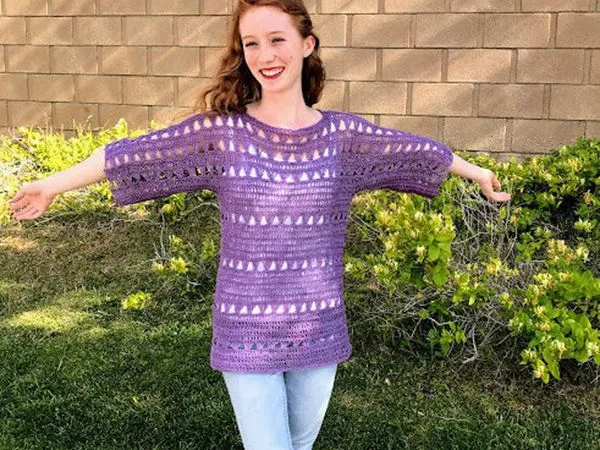 crochet SHELBY TOP free pattern