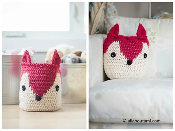 Fox Basket / Pillow