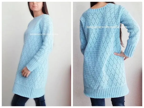 crochet The Diamond Dress free pattern