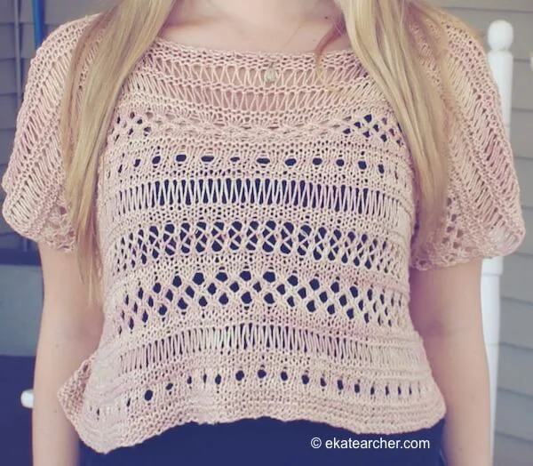 Cancun Boxy Lace Top