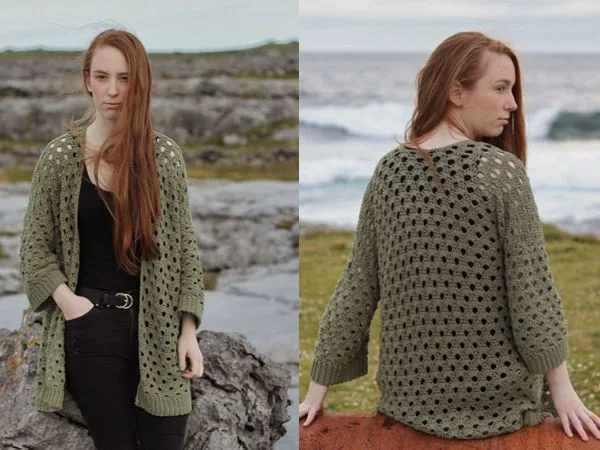 crochet Summer Breeze Cardigan free pattern