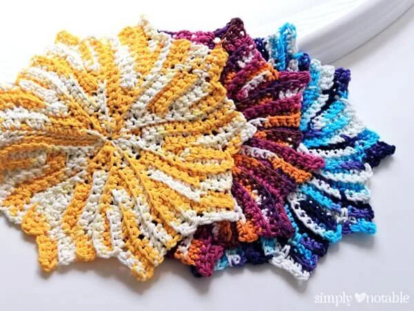 Circle Point Washcloth