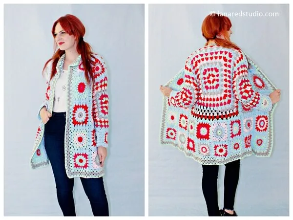 GRANNY SQUARE SWEATER