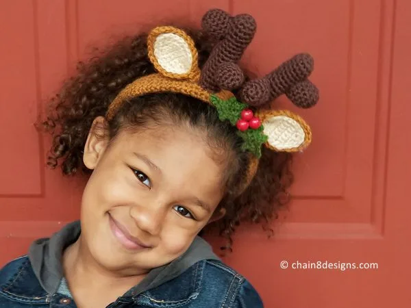 Festive Reindeer Headband