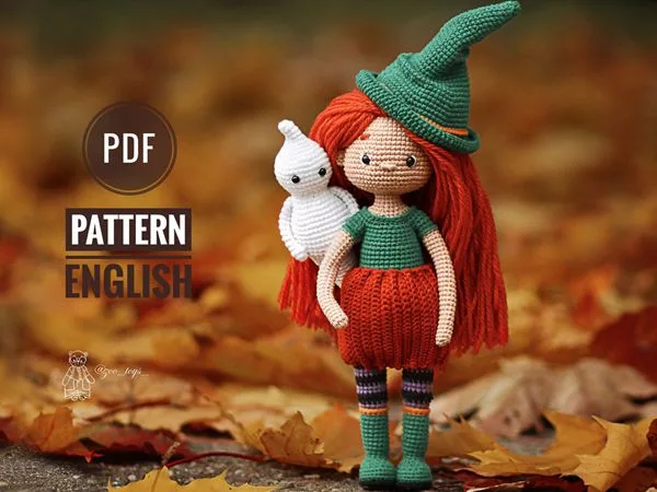 CROCHET Witch ADB Ghost EASY PATTERN