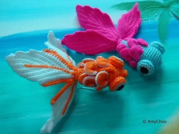 Tuto Crocheted Fish