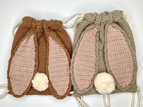 croochet BUNNY BACKPACK free pattern