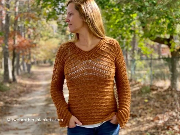 crochet Aphrodite Pullover free pattern