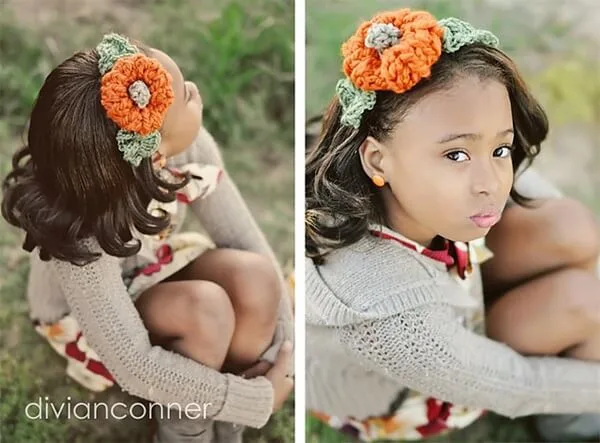 Pumpkin headband