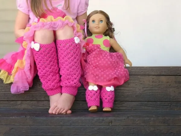 Girly leg warmers