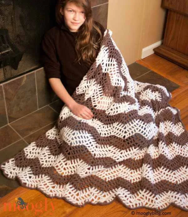 Big Bold Chevron Blanket