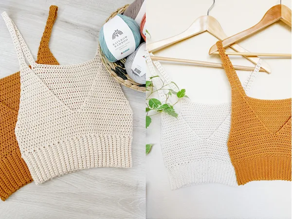 crochet SUMMER VIBES TOP free pattern