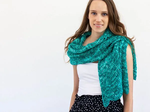 crochet Juniper Wrap free pattern