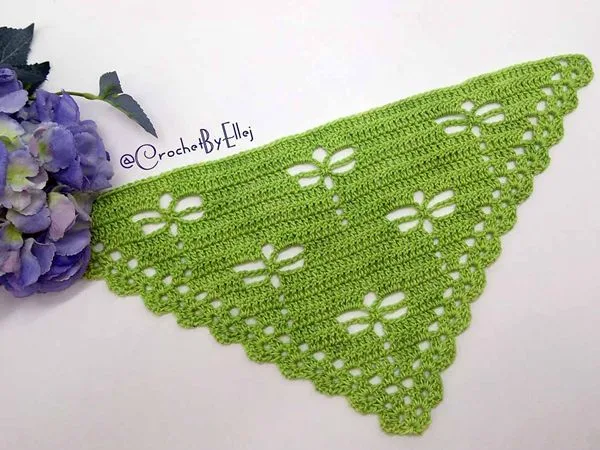 Dragonfly shawl