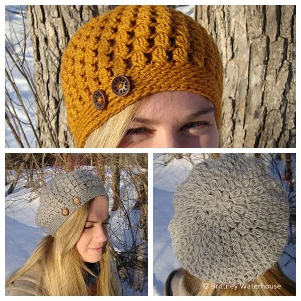 In Bloom Beret and Cap