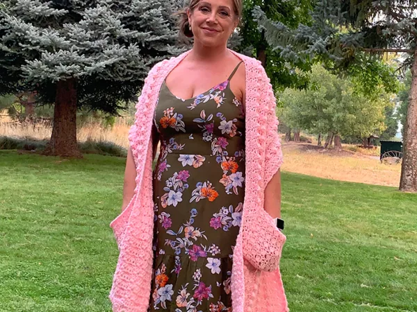 crochet Amazing Grace Pocket Shawl free pattern