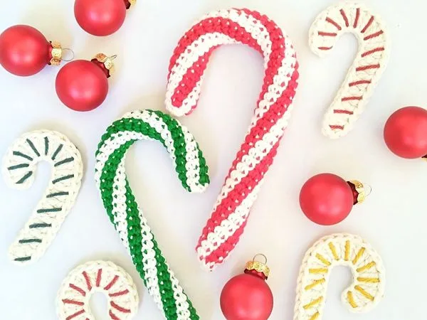 crochet Candy Cane Amigurumi free pattern