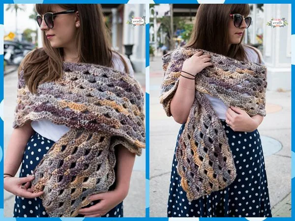 Crochet Amethyst Wrap