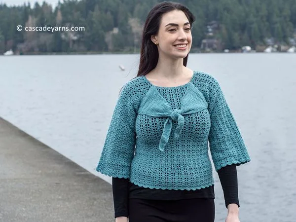 Knotted Yoke Pullover