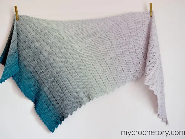 crochet Willow Shawl free pattern