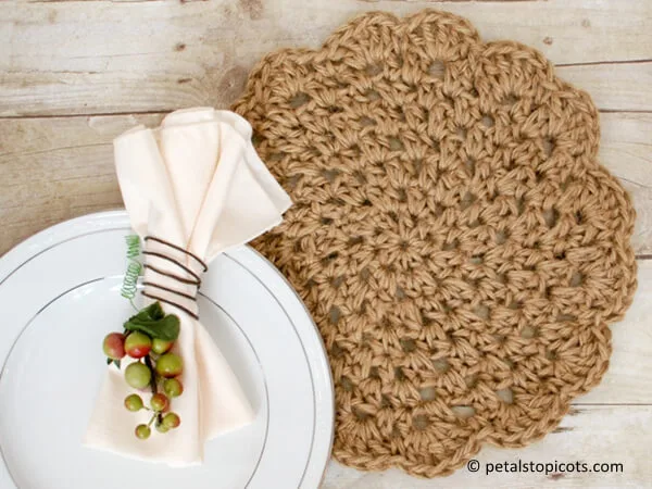 Jute Crochet Placemats