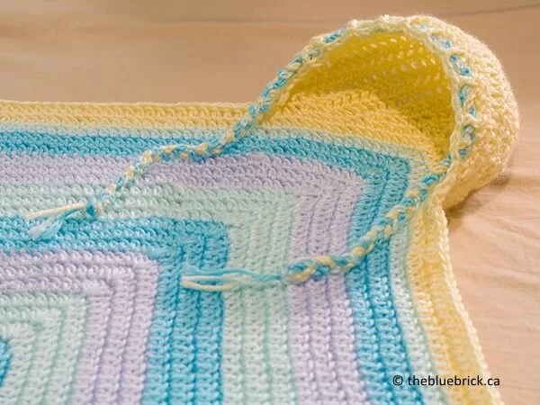Hooded baby blanket