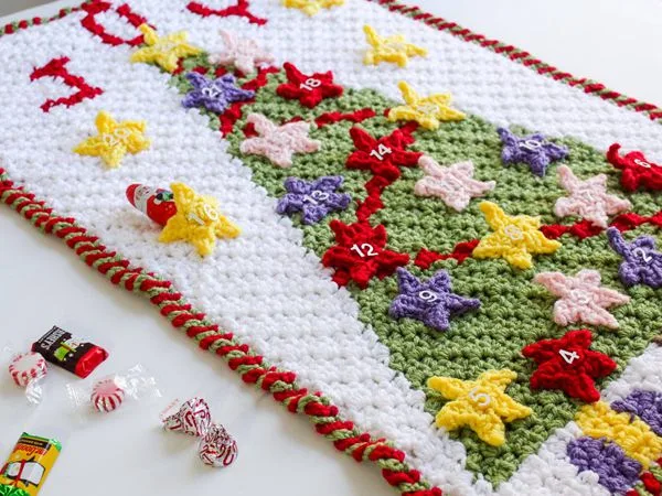 crochet Christmas Tree Joy C2C Advent Calendar free pattern