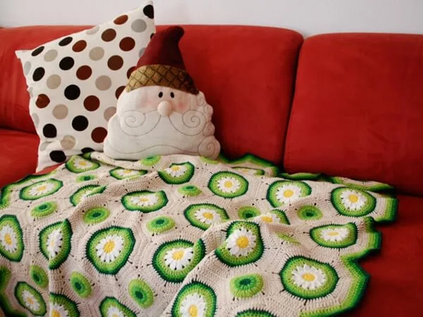 Crochet Daisy Blanket