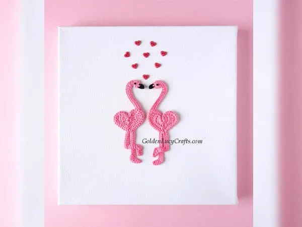Flamingo Love Wall Art