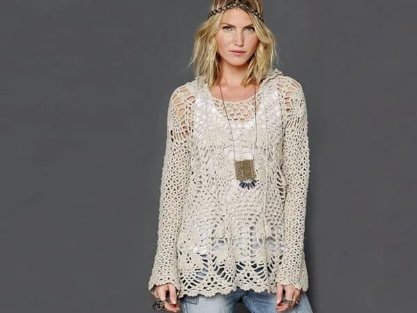 Trendy Crochet Tunic