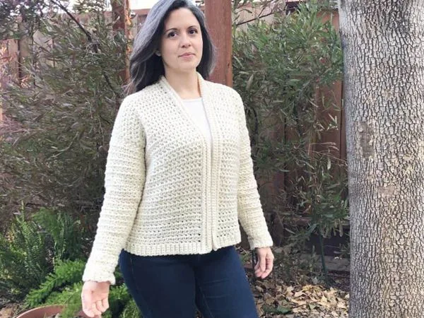 crochet Hygge Cardigan free pattern