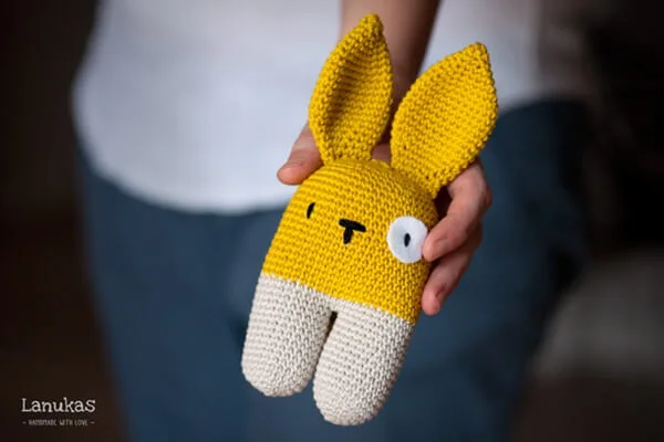 Rattle Bunny Two-legged