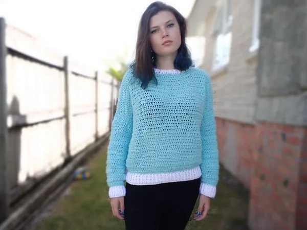 crochet Vienna Sweater free pattern