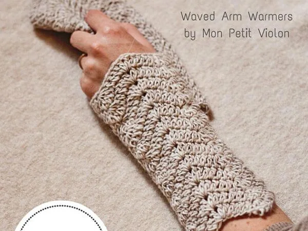 Waved Arm Warmers