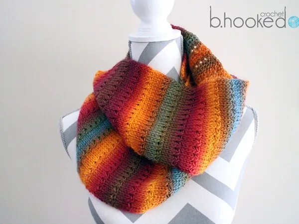 KNIT ALIKE TUNISIAN CROCHET SCARF