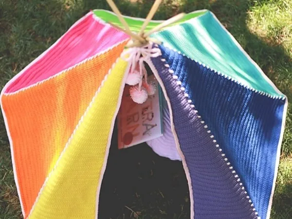 Crochet Toddler Teepee