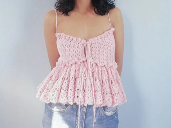 crochet Alexa Top easy pattern