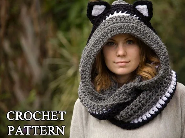 Cat Hooded Scarf