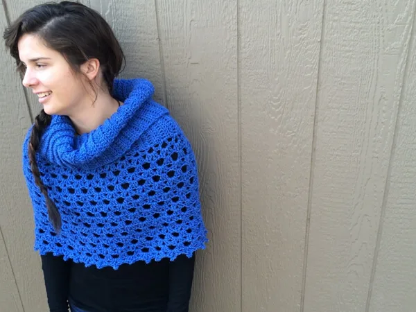 Women Pistachio Poncho